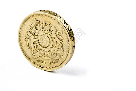 英国1国币背景图片