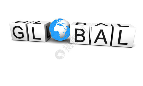 全球的世界网络立方体地球技术字母白色行星互联网插图背景图片