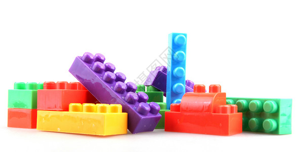 塑料构件闲暇玩具白色幼儿园水平红色团体工作室乐趣盒子背景图片