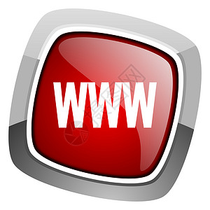 www 图标红色合金代码网站正方形按钮互联网地址钥匙网络背景图片