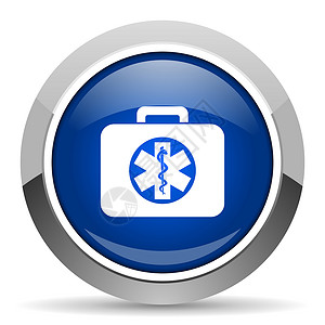 救助包图标案件按钮合金药品互联网药店救护车医院网络援助背景图片