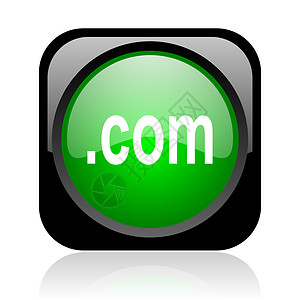 com 黑绿色平方网络灰色图标地址按钮商务商业互联网电子商务菜单横幅网站绿色背景图片