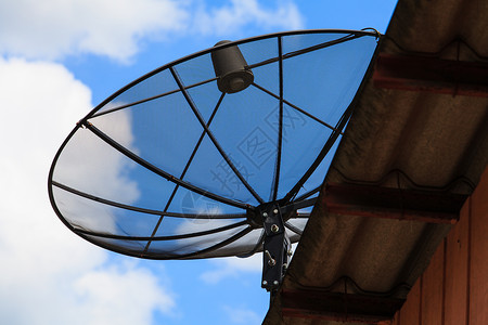 通讯站晨空卫星天盘宽带播送盘子细胞渠道嗓音通讯数据电话输送背景