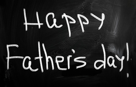 文本开心父亲快乐的日子笑脸喜悦标题粉笔凸版黑板幸福观白色身份家庭背景