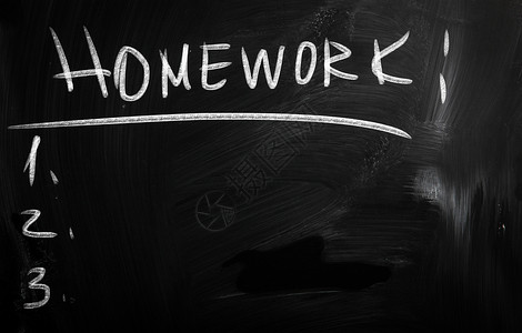 家庭工作家庭作业学生项目木板黑板白色学习老师学校粉笔背景图片