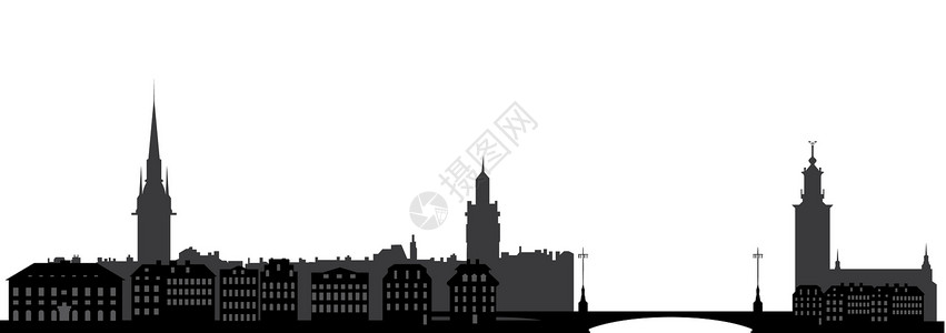 上层太阳天线建筑建筑物插图白色城市生活办公室结构酒店天际黑色背景图片