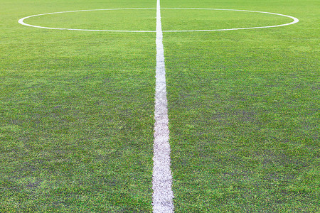足球场中线绿色地形场地圆圈法庭游戏沥青木板条纹娱乐背景图片