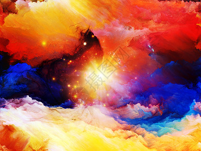 奇怪的云绘画梦幻作品艺术品想像力墙纸艺术渲染天堂辉光调色板宇宙背景