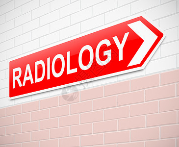 放射记号概念医院诊断医疗疾病辐射波浪放射性诊所荧光镜背景图片