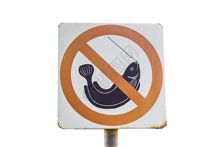 不准钓鱼绘画法律概念单线想法同心插图海滨圆圈健身背景图片