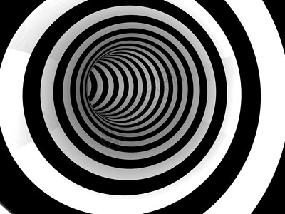 黑色螺旋背景图像的抽象条纹 3d旅游隧道入口魔法旅行插图走廊锥体运动螺旋背景