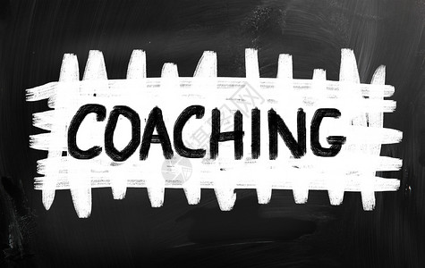 教练训练商业木板成功知识指导方法概念职业黑色白色背景图片