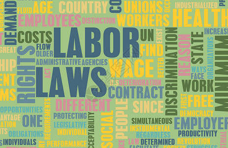 劳动法法律罢工权利工人纠纷就业义务歧视工资联盟高清图片