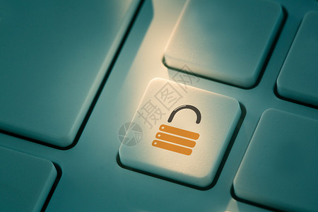 光感键盘特写键盘计算机钥匙计算电子安全电脑设备保护绘图硬件背景