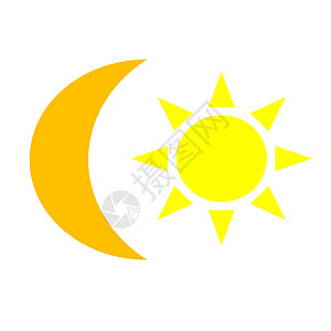 太阳月亮图标日月和月月卡通片雕刻广告传奇星星行星天空网络绘画印刷背景