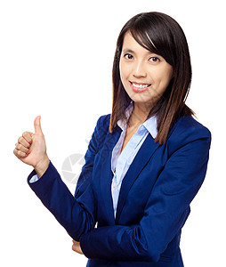 手举手的亚洲女商务人士背景图片