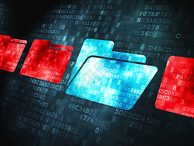 红色档案金融概念 关于数字背景的生意蓝色成就项目技术业务数据屏幕展示企业背景