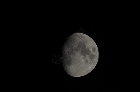 半月宇宙天文学黑色望远镜星系辉光地平线卫星陨石行星背景图片