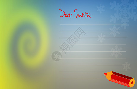 圣诞节希望列表假期心愿季节性欲望幸福插图装饰品雪花季节背景图片