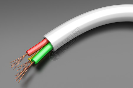 电缆绳索互联网带宽网络插头剪贴黄色光学红色电子产品高清图片