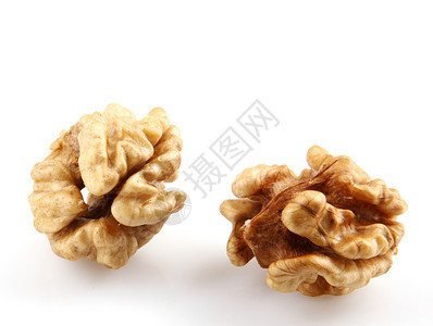 孤立的白色坚果饮食棕色季节性宏观水果营养食物背景图片