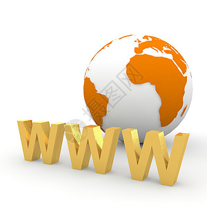 欧洲核子研究中心WWWW 世界工作互联网电子邮件网页金子插图发明格式地球背景
