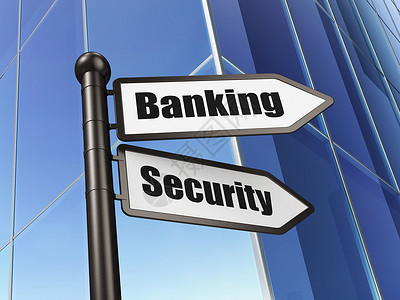 邮政银行logo隐私概念 银行安全建立背景基础的银行安全背景