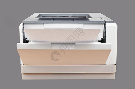 激光打印机喷射墨水机器传真外设卡片店铺功能技术展示背景图片