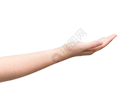 五菱宏光手掌与开阔的椰枣交接身体灰色手腕信号商业手指手势白色一部分帮助背景