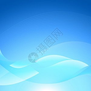 海浪png摘要波背景背景科学蓝色插图曲线流动公司商业框架海浪新技术背景