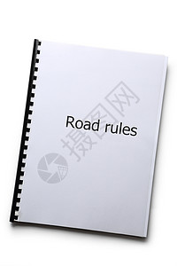 白色公路规则登记册背景图片
