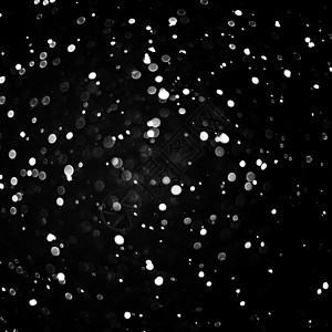 白色星系发光雪背景宏观冻结雪花星系魔法闪光花环天空季节降雪背景