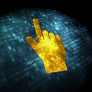 数字背景上的社交网络概念鼠标光标展示技术博客老鼠朋友蓝色社会手指团队电子商务背景图片