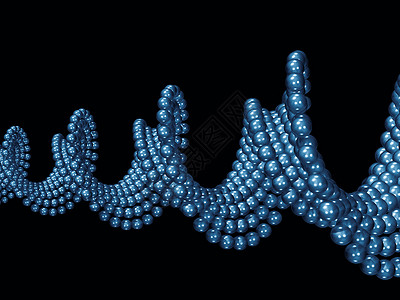 蓝螺旋实验室渲染正弦波旋转物理运动力量纽带设计生物学背景图片