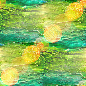 bokeh抽象水彩和艺术绿色无缝纹理手p背景图片