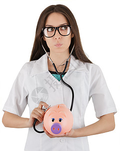 猪猪女孩GIF猪猪银行保健经济评价专家小猪惊喜医生脉冲外套危机护士背景