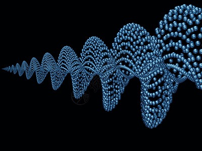蓝螺旋正弦波元素几何纽带黑色力量运动旋转科学设计背景图片