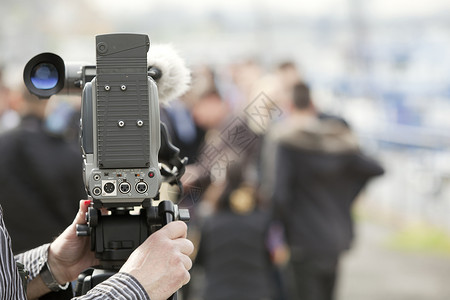 录像摄像机信息广播新闻业视频摄像师技术媒体活动新闻摄影师背景图片