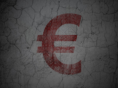 货币概念 在墙壁背景上欧元储蓄库存古董贷款现金市场交换联盟宝藏支付背景图片