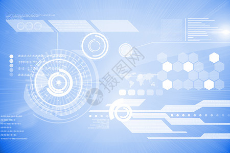 未来技术接口 未来技术界面蓝色计算机绘图计算未来派电脑背景图片