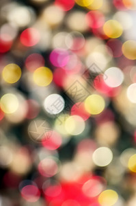 布克语圣诞庆典圆形背景彩虹彩灯背景图片