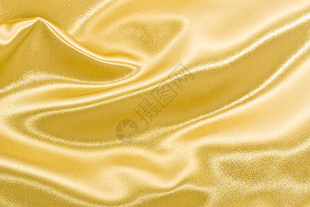 金丝织物金丝曲线纺织品织物布料投标材料海浪奢华涟漪金子背景