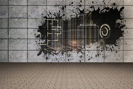 Sprash 显示显示技术界面科技地板房间绘图飞溅电脑计算计算机背景图片