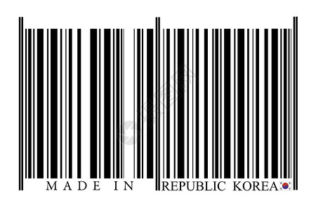 必买清单大韩民国 条形码金融身份店铺出口财务媒体编码数字数据商业背景