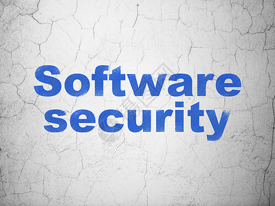 垃圾软件在背景墙上的隐私概念软件安全水泥犯罪政策网络裂缝蓝色密码插图背景墙代码背景