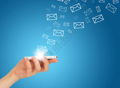 手机邮件素材手持智能手机互联网手指电话公司细胞界面工具屏幕数据电子邮件背景