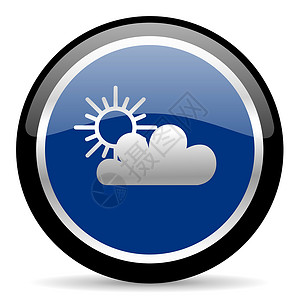 蓝色天气图标现金图标温度气候天气手机蓝色晴雨表商业气象多云网站背景