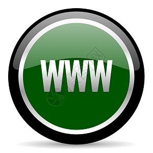 www 图标按钮绿色地址网络代码地球插图互联网圆圈网站背景图片