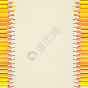 黄铅笔纸面背景黄色色调绘画艺术阴影教育背景图片