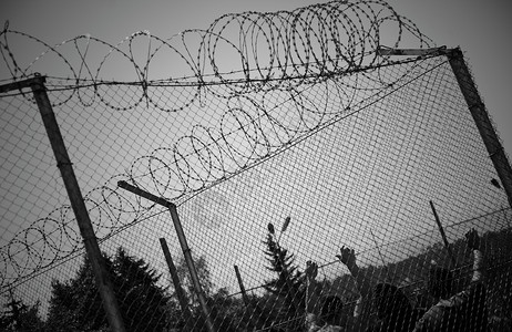 监狱围栏黑白自由外壳边界犯罪金属栅栏障碍刑事囚犯高清图片